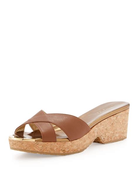 Brown Jimmy Choo Sandals of Summer: Slides .